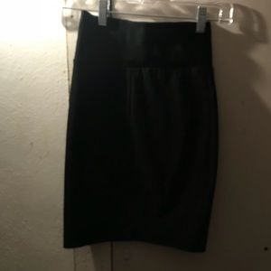 Black pencil skirt